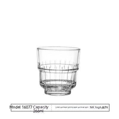 Heat-resistant Glass Coffee Cup Hotel Drink Milk Cup