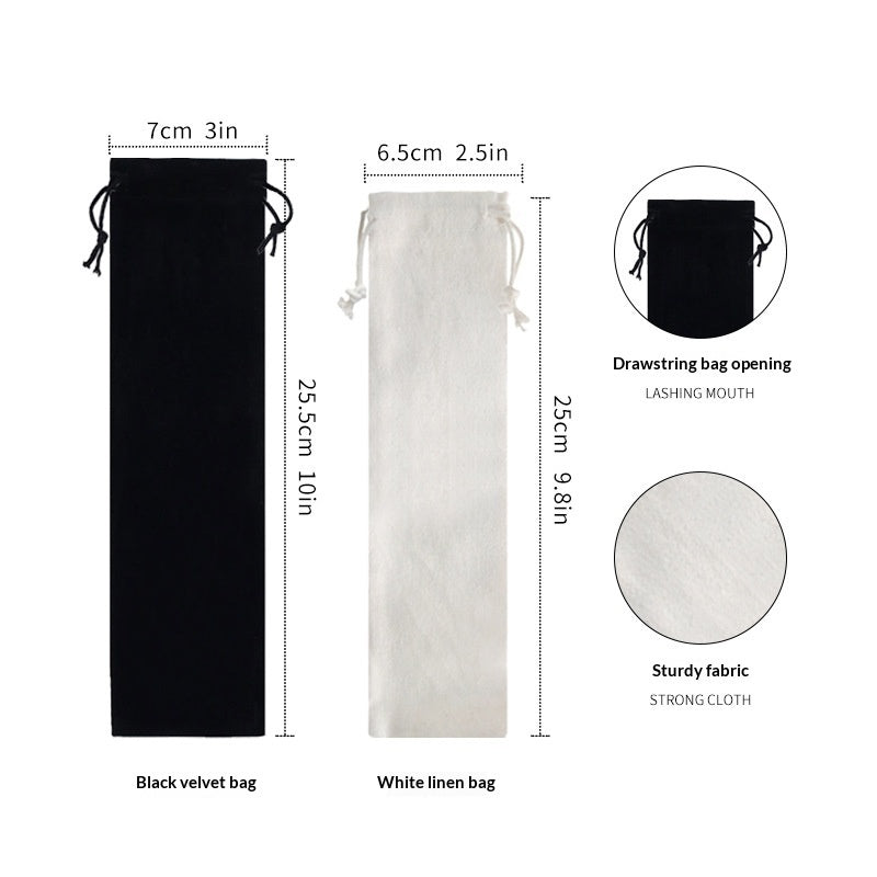 Stainless Steel Angled Straw Drink Milk Tea Cup Set