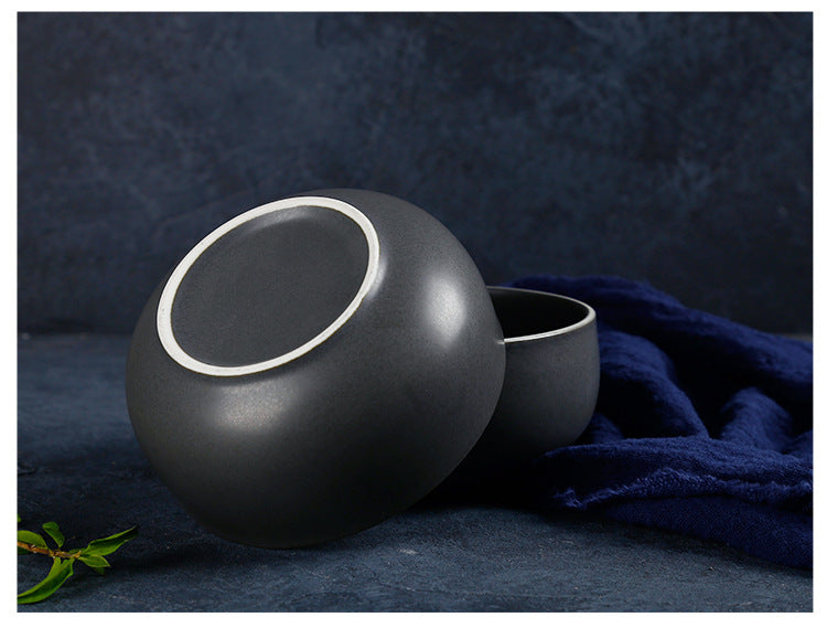 Simple Ceramic Tableware Western Food Bowls Underglaze Plates