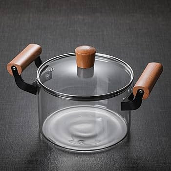 Luxury glass cooking pots